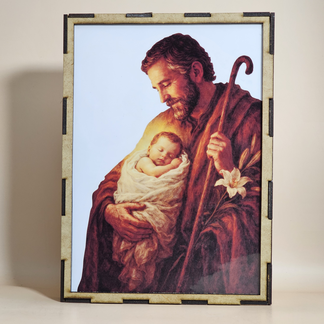 Imagen de ejemplo, caja de luz para lampara retro iluminada (Vista frontal)