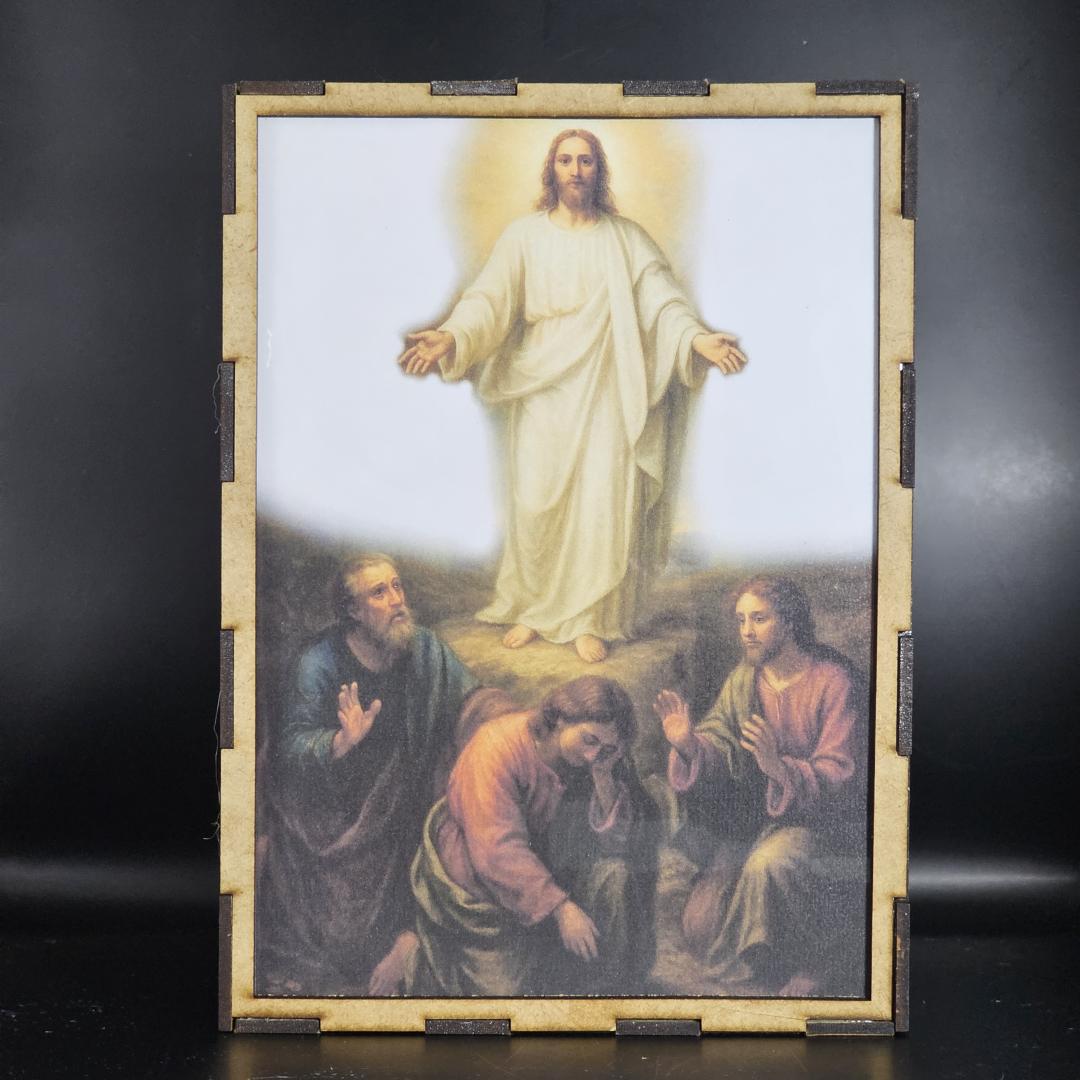 Imagen de ejemplo, caja de luz para lampara retro iluminada (Vista frontal)