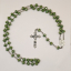 Rosario de cristal con Medalla San José y el niño Jesús y Ruega por nosotros, Crucifijo de Cristo Crucificado