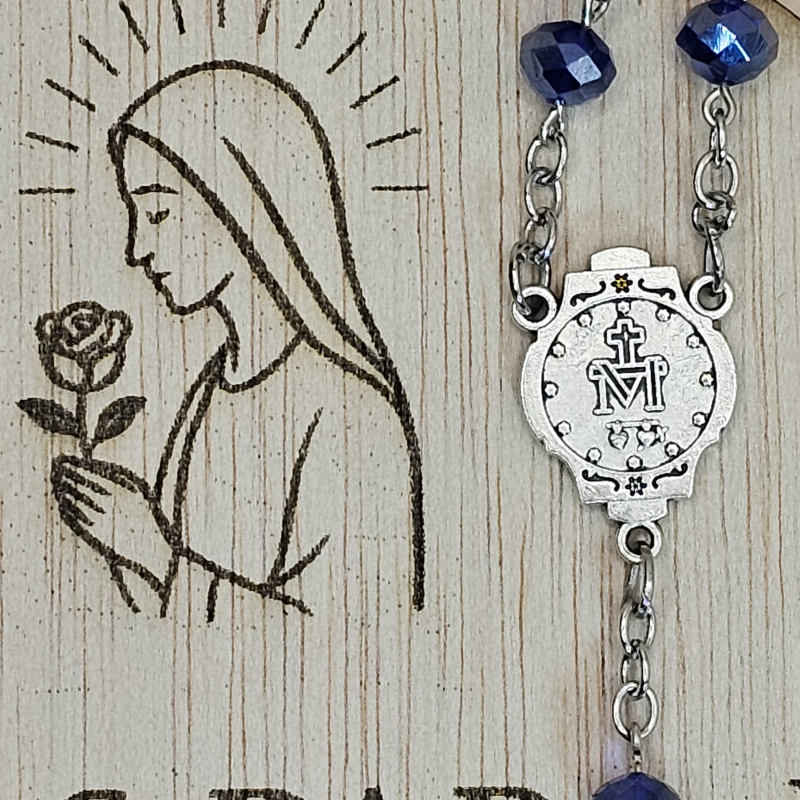 Medalla Virgen milagrosa posterior