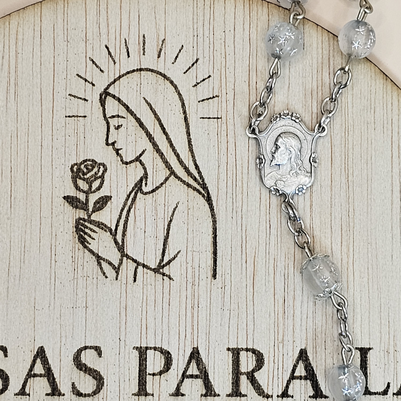 Medalla del Sagrado Corazón de Jesus de perfil