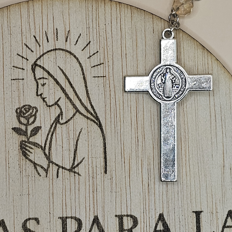 Crucifijo medalla san Benito