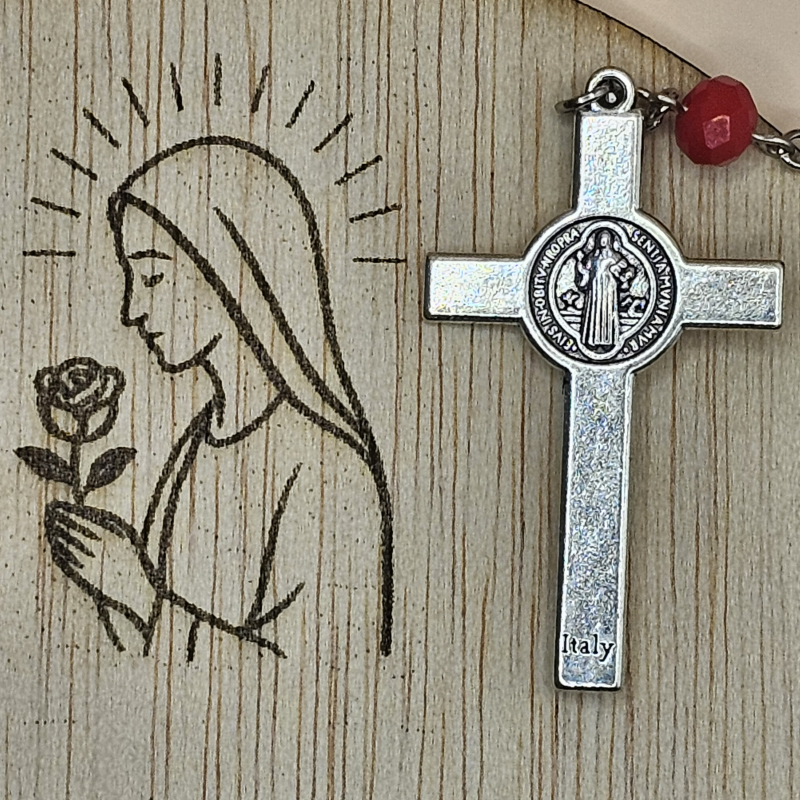 Crucifijo medalla san Benito