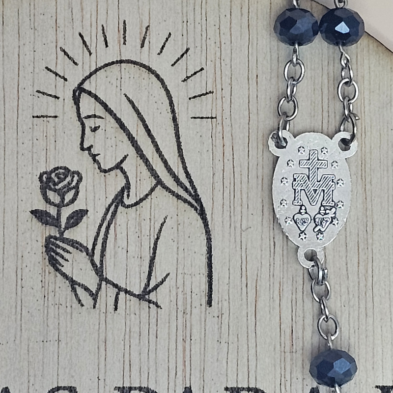 Medalla Virgen Milagrosa Posterior