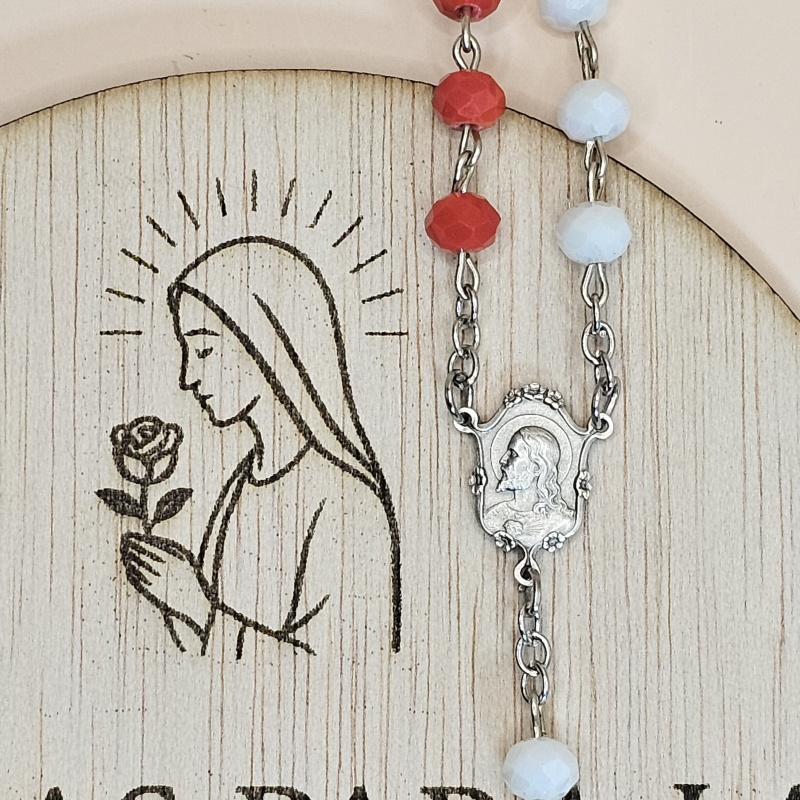 Medalla del Sagrado Corazón de Jesus de perfil