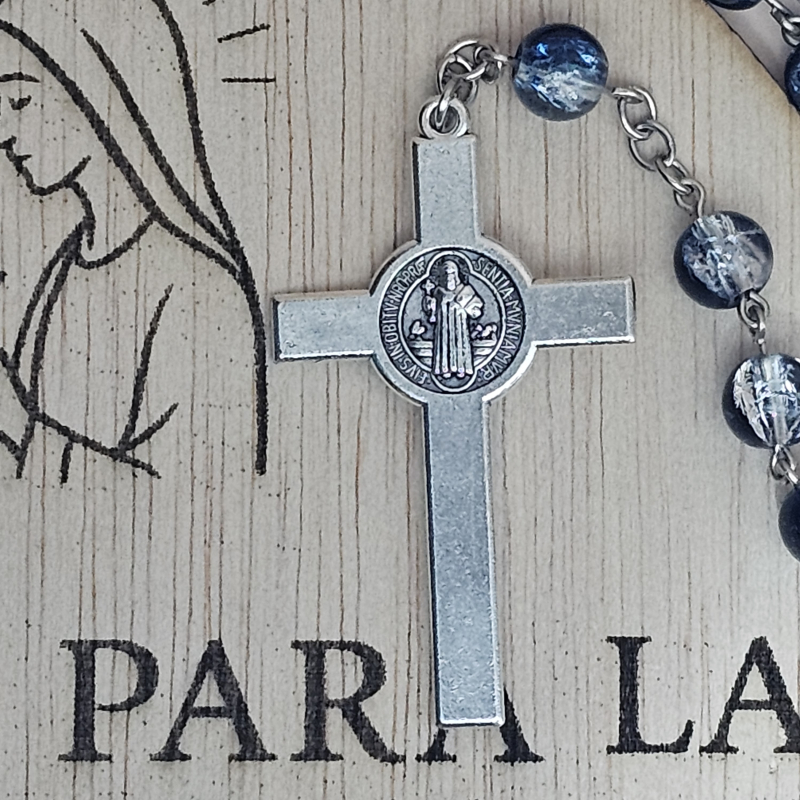 Crucifijo medalla san Benito