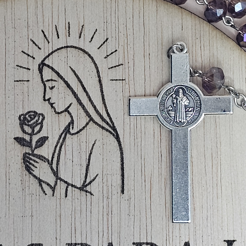 Crucifijo medalla san Benito