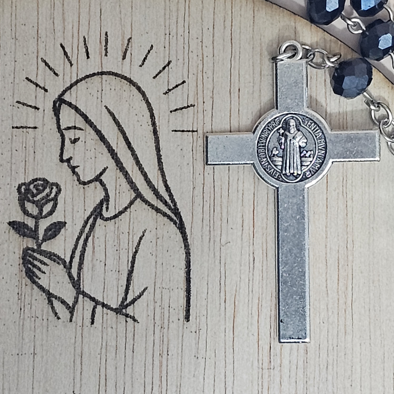 Crucifijo medalla san Benito