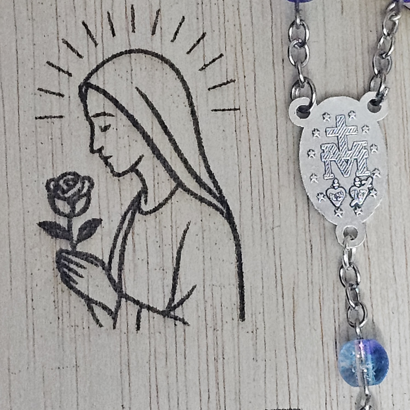 Medalla Virgen Milagrosa Posterior