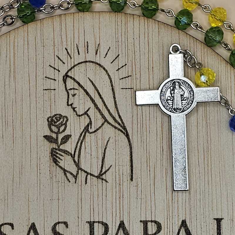 Crucifijo medalla san Benito